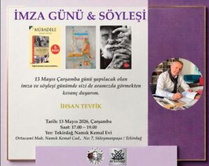 Tekirdağ, anlamlı bir edebiyat buluşmasına ev sahipliği yapmaya hazırlanıyor. Rumeli