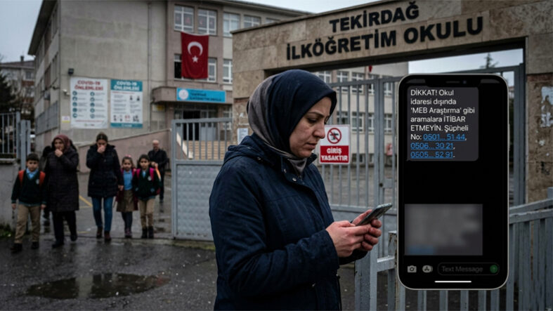 Tekirdağ’daki ilköğretim okullarında velileri hedef alan sahte arama şoku! Kendilerini