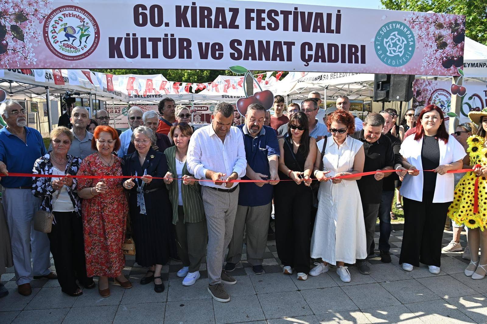 60. Uluslararası Tekirdağ Kiraz Festivali’nin ikinci gününde, Süleymanpaşa Kent Konseyi
