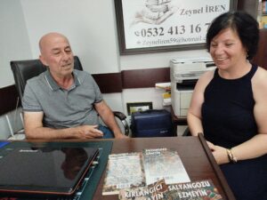 “Salyangozlar ağaca tırmanırken arkalarında berrak ve tertemiz izler bırakırlar. Ben