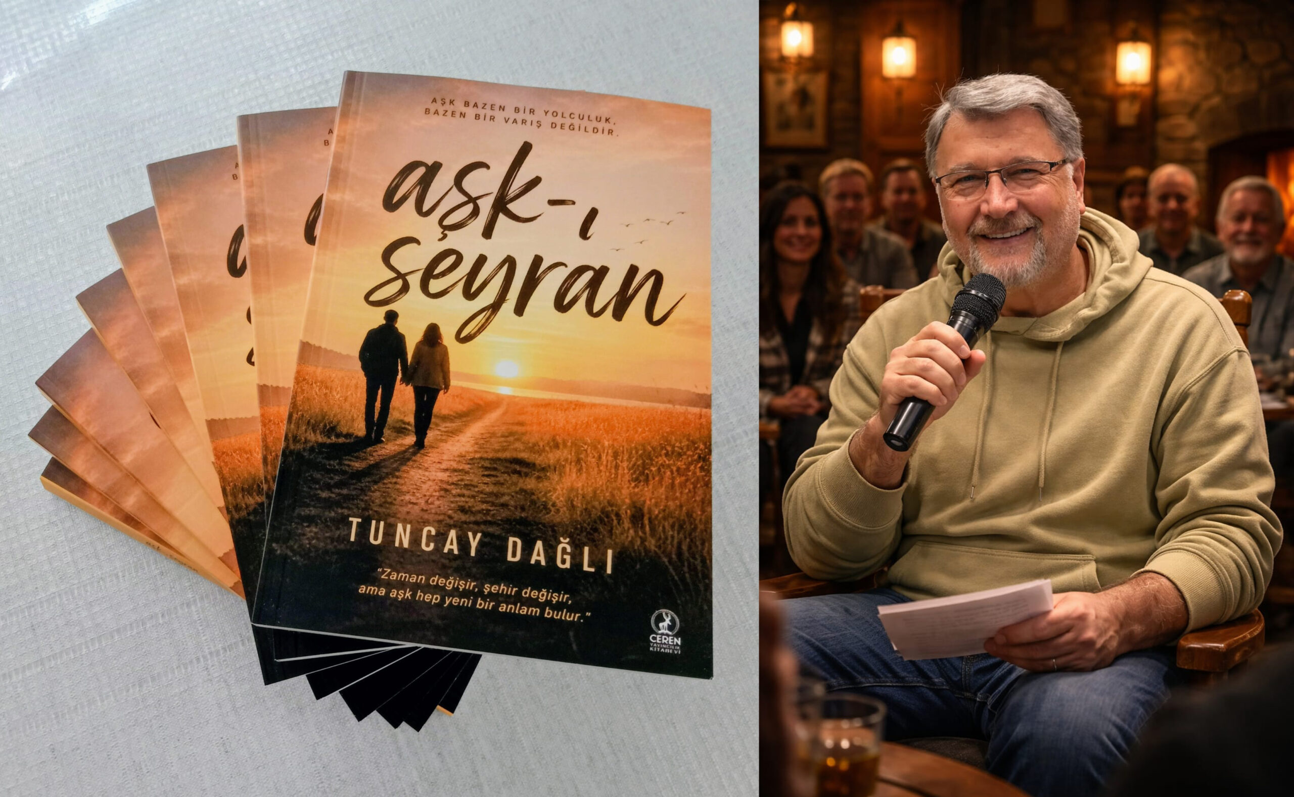 Gazeteci-yazar ve şair Tuncay Dağlı’nın 4. şiir kitabı “aşk-ı seyran”