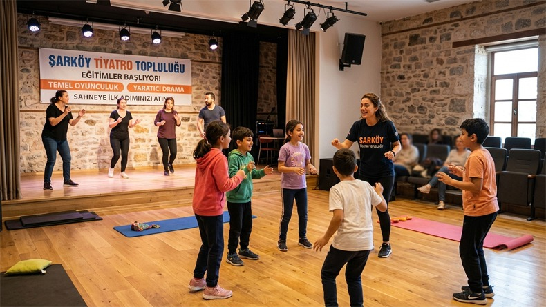 Şarköy Tiyatro Topluluğu, hem sahneye ilk adımını atmak isteyen yetişkinlere