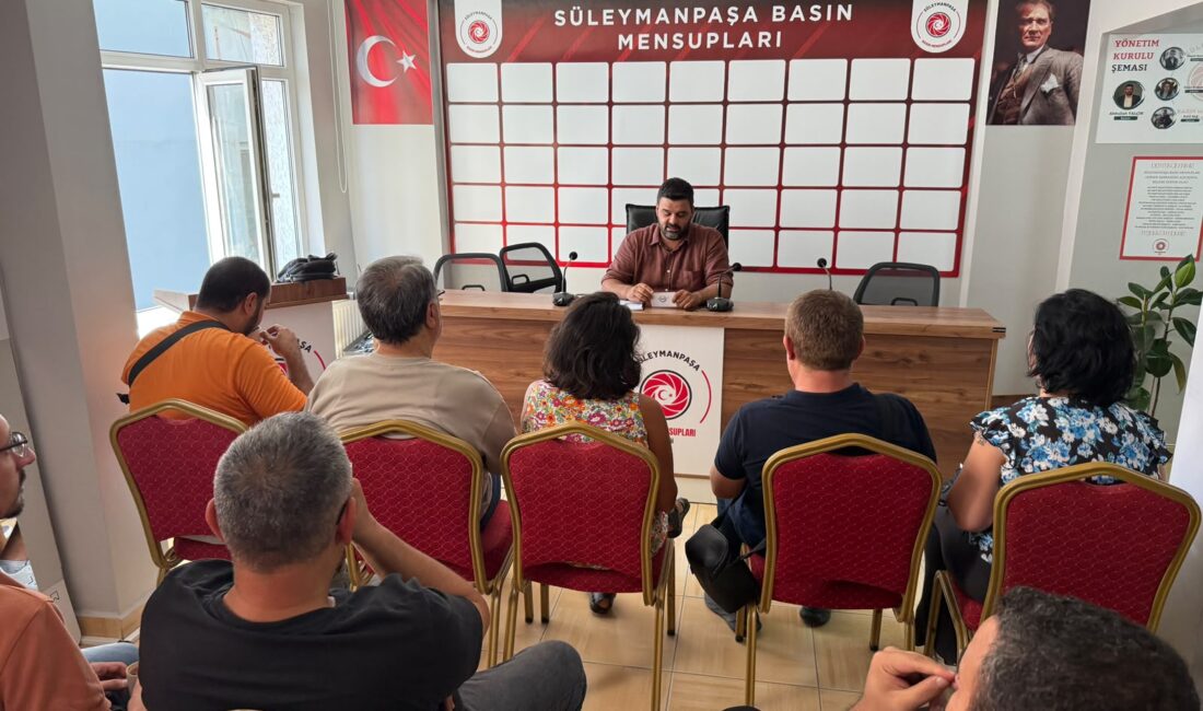 Süleymanpaşa Basın Mensupları Derneği, 2026-2027 eğitim öğretim yılının başlaması dolayısıyla