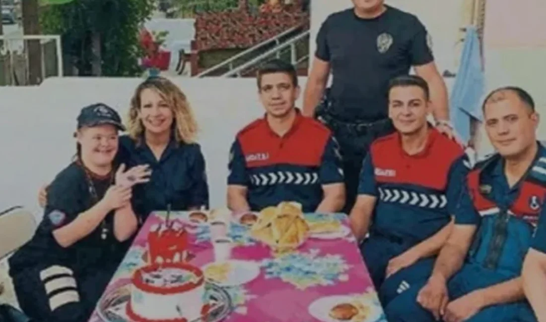 Nazilli İlçe Jandarma Komutanlığı ekipleri, Down sendromlu Feyza Müge Eşgin'e