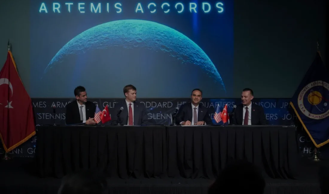 Türkiye, uzayın barışçıl keşfini amaçlayan Artemis Mutabakatı’nı imzalayarak mutabakata taraf